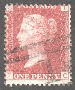 Great Britain Scott 33 Used Plate 148 - TC - Click Image to Close